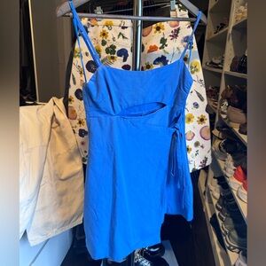 Zara Royal Blue Dress with Spaghetti Straps